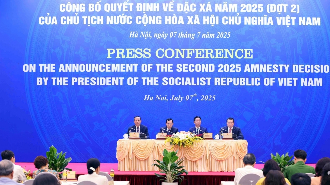 Công bố Quyết định của Chủ tịch nước về đặc xá nhân dịp 80 năm Quốc khánh