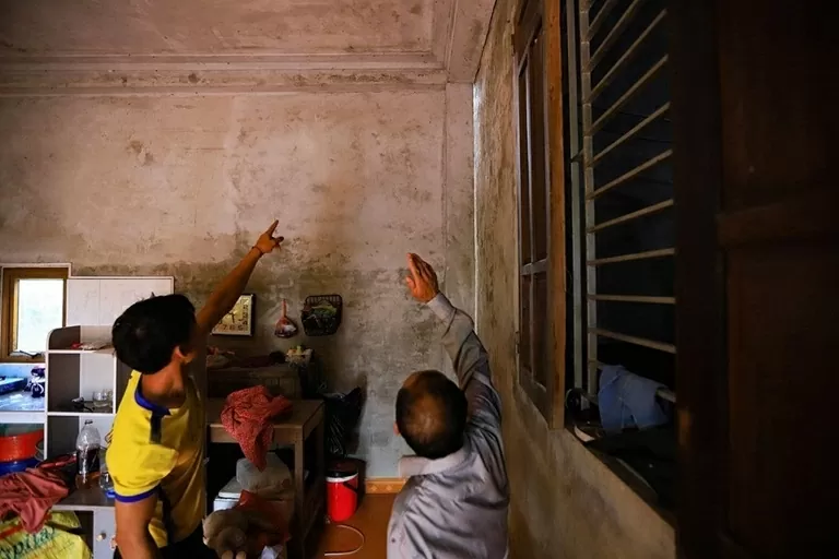 Phú Thọ: Nhà người dân sụt lở nghiêm trọng Phú Thọ: Nhà người dân sụt lở nghiêm trọng