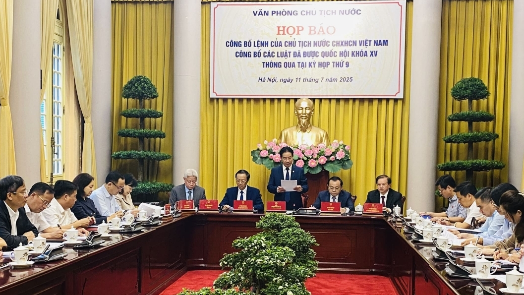 Công bố Lệnh của Chủ tịch nước về 9 Luật vừa được Quốc hội thông qua