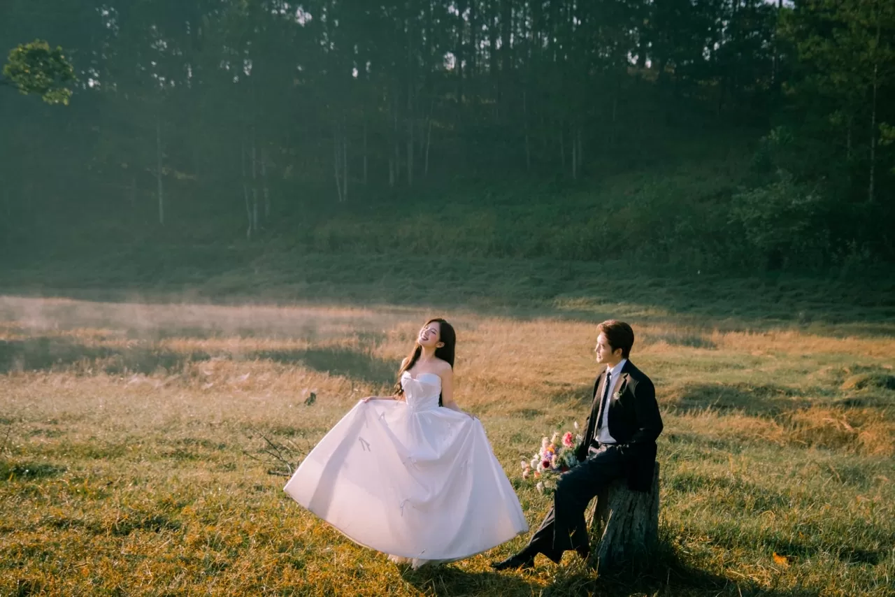 Ảnh cưới đẹp như mơ của Đình Tú - Ngọc Huyền