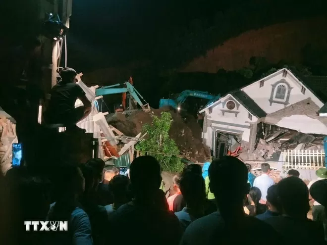 Lào Cai: Sập nhà trong đêm Lào Cai: Sập nhà trong đêm