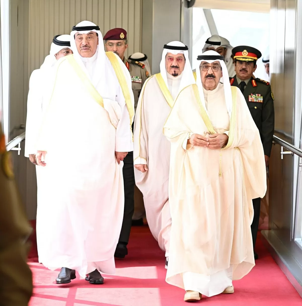 Quốc vương Kuwait Sheikh Meshal Al-Ahmad Al-Jaber Al-Sabah đã tới Paris vào ngày 13/7, bắt đầu chuyến thăm chính thức đầu tiên tới Pháp kể từ khi lên ngôi vào tháng 12/2023. (Nguồn: Kuna)