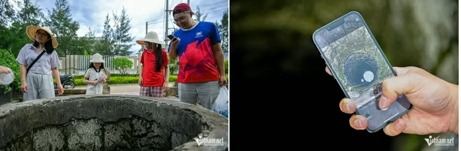 Giếng cổ Lý Sơn chưa bao giờ nhiễm mặt hay khô cạn, nước luôn trong vắt, mát lạnh, ngon ngọt Giếng cổ Lý Sơn chưa bao giờ nhiễm mặt hay khô cạn, nước luôn trong vắt, mát lạnh, ngon ngọt