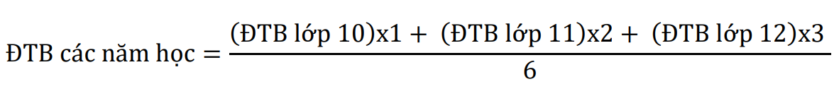 Cách tính điểm xét tốt nghiệp THPT năm 2025 theo công thức mới