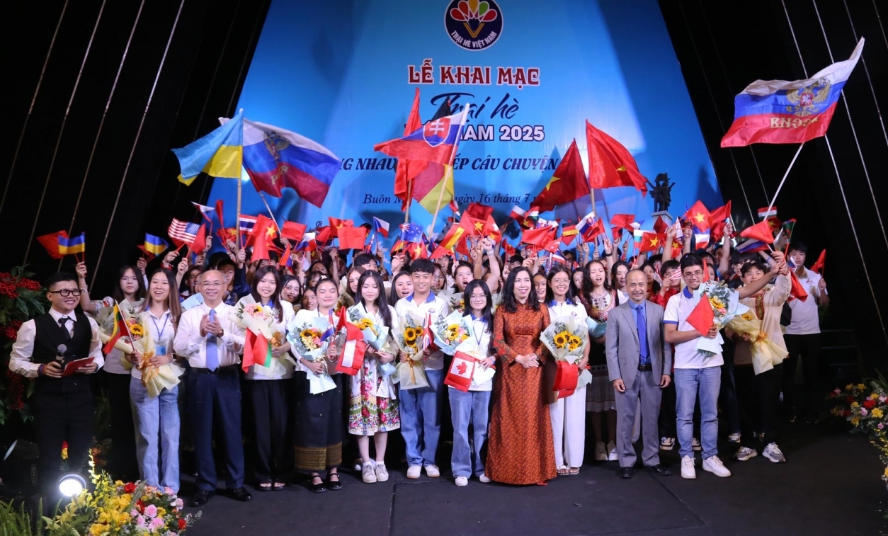 Khai mạc Trại hè Việt Nam 2025: Thắt chặt tình đoàn kết, viết tiếp câu chuyện hòa bình