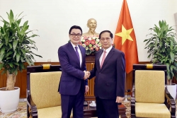 Phó Thủ tướng, Bộ trưởng Bùi Thanh Sơn tiếp Quốc vụ khanh Bộ Ngoại giao và Hợp tác quốc tế Campuchia