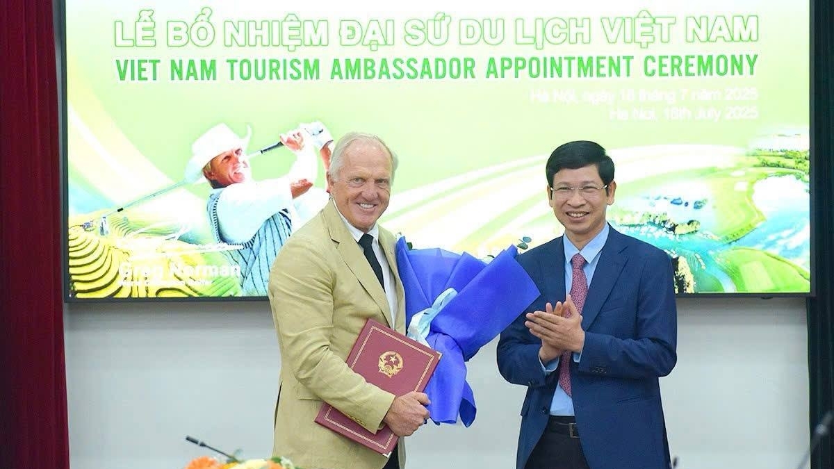 Huyền thoại golf thế giới làm Đại sứ du lịch Việt Nam