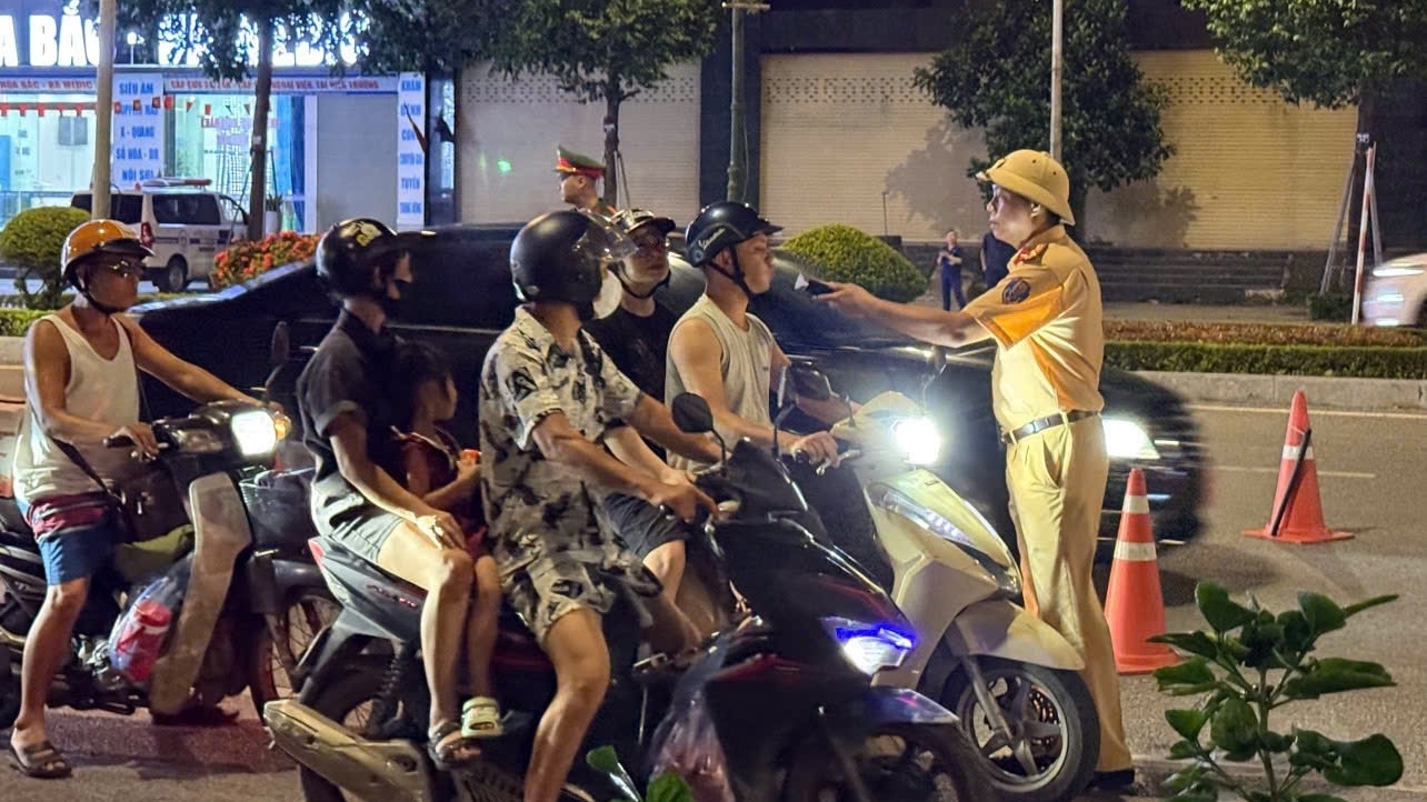 Cảnh sát giao thông Công an tỉnh Bắc Ninh xử lý hơn 141 thanh thiếu niên đua xe trái phép