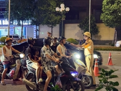 Cảnh sát giao thông Công an tỉnh Bắc Ninh xử lý hơn 141 thanh thiếu niên đua xe trái phép