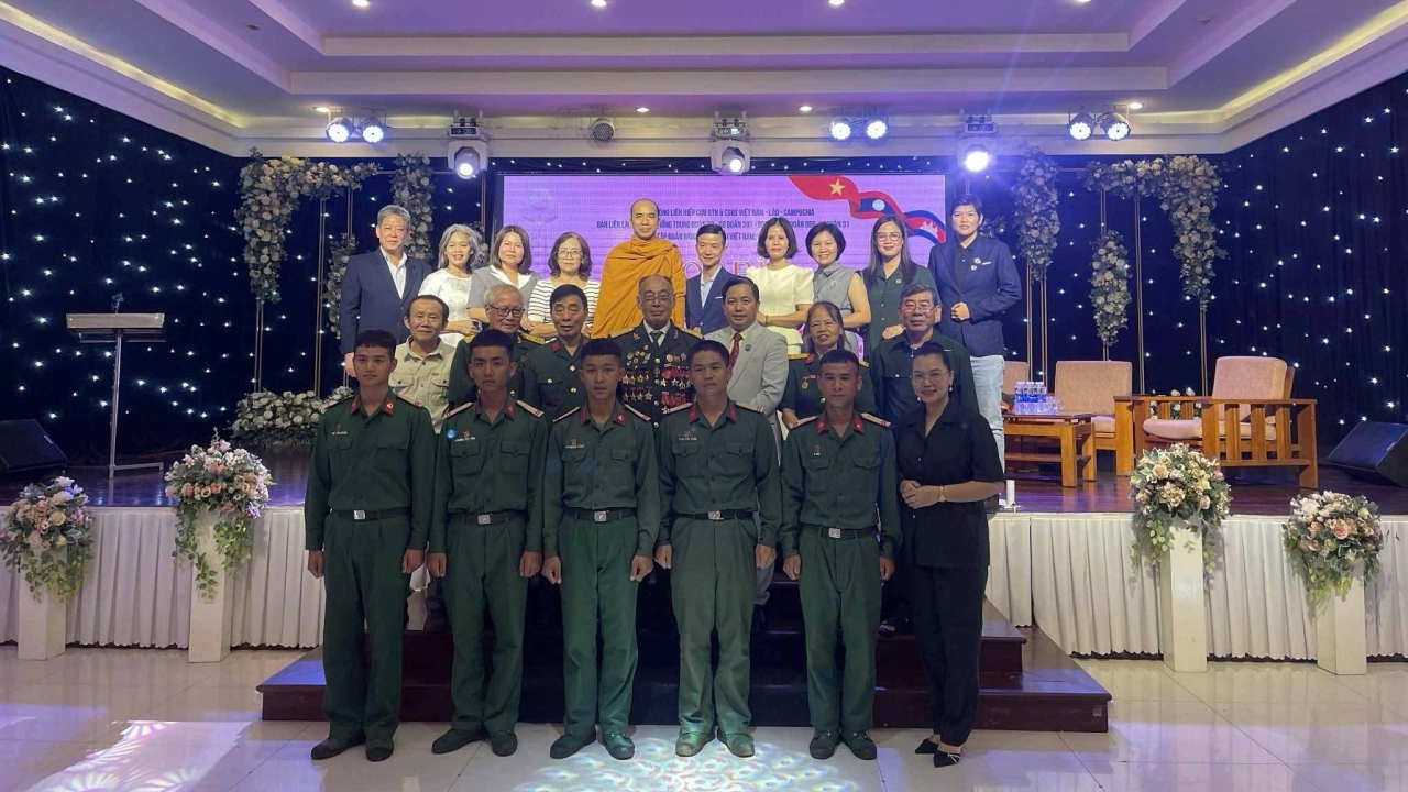 Tưởng nhớ công ơn của gần 1.800 liệt sĩ Việt - Lào - Campuchia tại Gia Lai