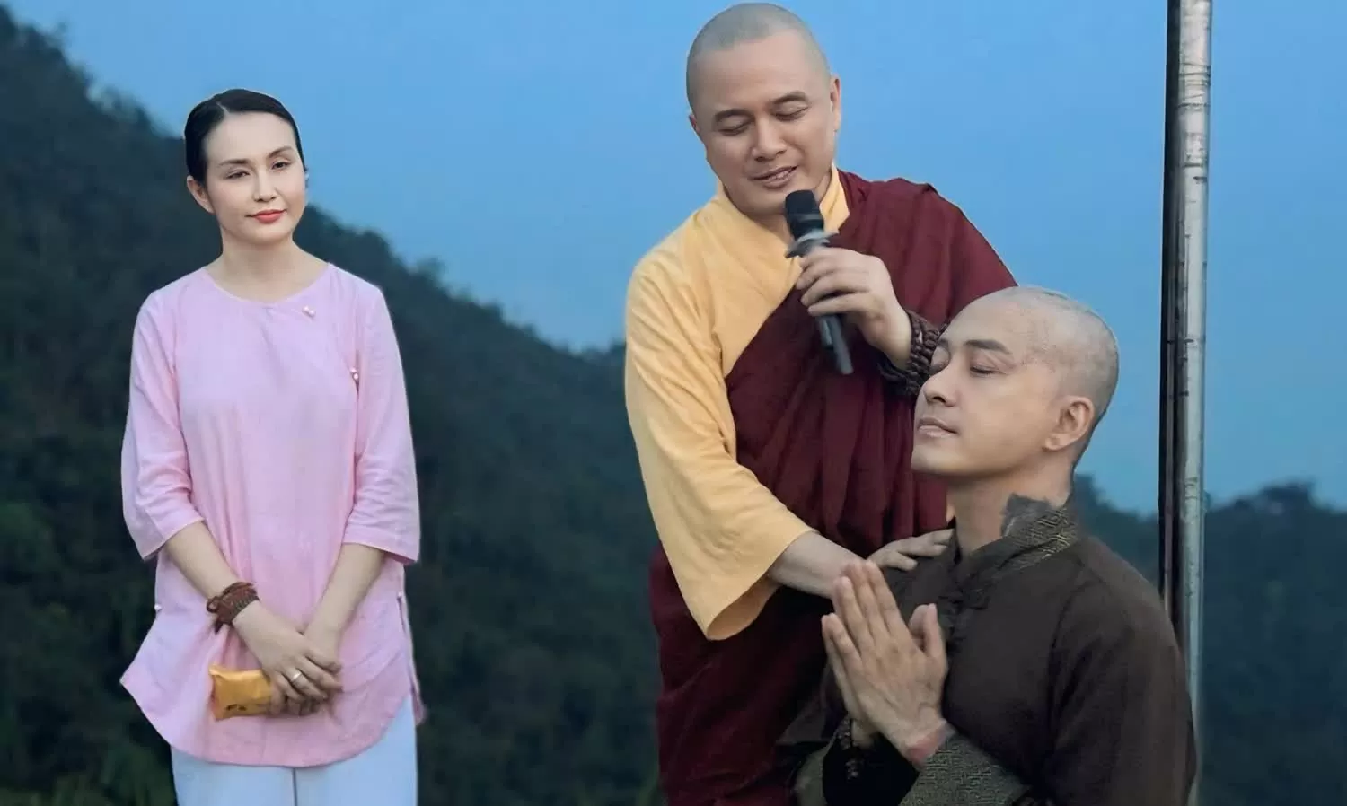 Tuấn Hưng đăng ảnh được một nhà sư giúp cạo đầu, với sự chứng kiến của bà xã Hương Baby. Ca sĩ cho biết anh cạo trọc không phải để thay đổi hình ảnh mà nhằm thể hiện lòng biết ơn đấng sinh thành và cầu cho mẹ đang ốm nằm viện chóng bình phục, khỏe hơn mỗi ngày. Tuấn Hưng đăng ảnh được một nhà sư giúp cạo đầu, với sự chứng kiến của bà xã Hương Baby. Ca sĩ cho biết anh cạo trọc không phải để thay đổi hình ảnh mà nhằm thể hiện lòng biết ơn đấng sinh thành và cầu cho mẹ đang ốm nằm viện chóng bình phục, khỏe hơn mỗi ngày.