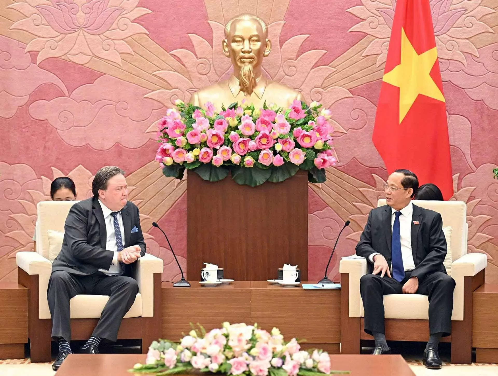 Phó Chủ tịch Quốc hội Trần Quang Phương tiếp Đại sứ Hoa Kỳ tại Việt Nam