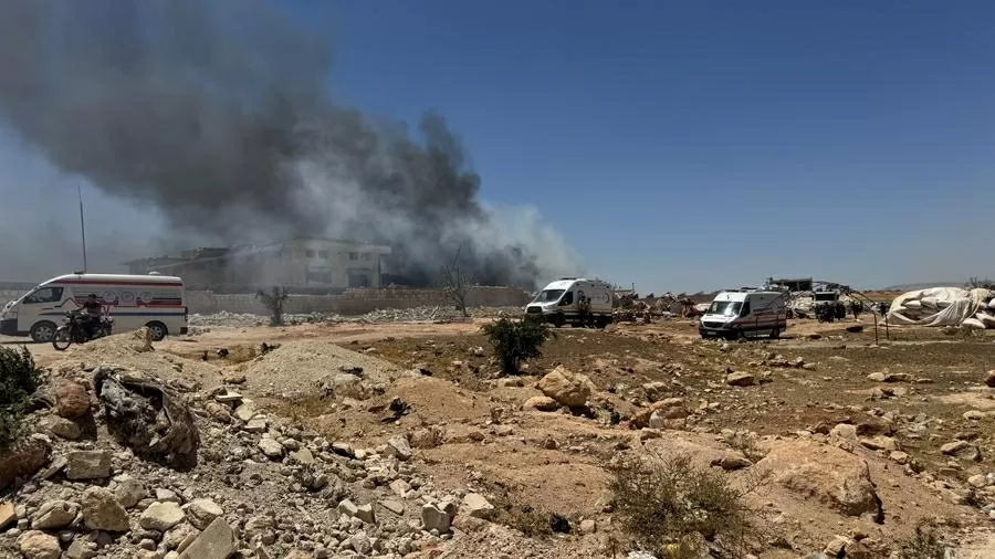 Nổ lớn rung chuyển một khu vực ở Tây Bắc Syria, hơn 150 người thương vong, số nạn nhân có thể còn tăng. (Nguồn: Tân Hoa xã) Nổ lớn rung chuyển một khu vực ở Tây Bắc Syria, hơn 150 người thương vong, số nạn nhân có thể còn tăng. (Nguồn: Tân Hoa xã)