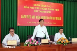 Phó Thủ tướng Bùi Thanh Sơn thăm, làm việc với Viện Nghiên cứu hạt nhân