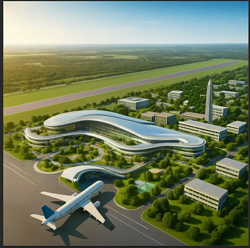 Phối cảnh minh họa dự kiến cơ sở Học viện Hàng không Việt Nam tại Bắc Ninh Phối cảnh minh họa dự kiến cơ sở Học viện Hàng không Việt Nam tại Bắc Ninh
