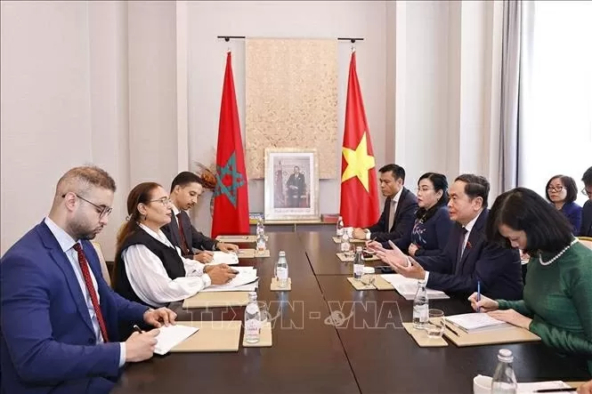 hủ tịch Quốc hội Trần Thanh Mẫn tiếp bà Lubna Srhiri, Chủ tịch Nhóm Nghị sỹ Hữu nghị Maroc – Việt Nam