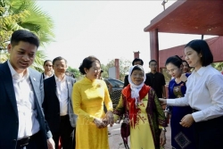 Phu nhân Chủ tịch Quốc hội thăm Làng Việt Nam ở Morocco