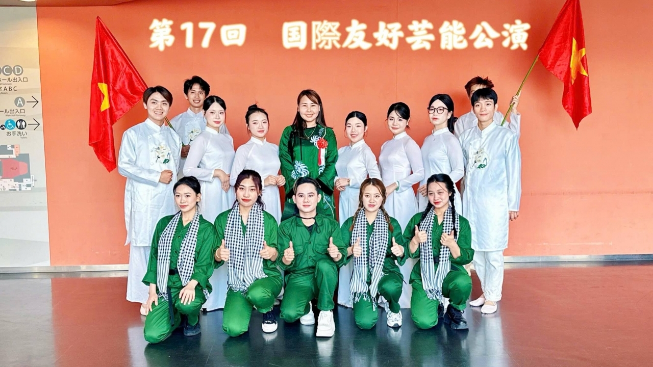 Người Việt tham gia biểu diễn nghệ thuật hữu nghị quốc tế tại vùng Kansai, Nhật Bản