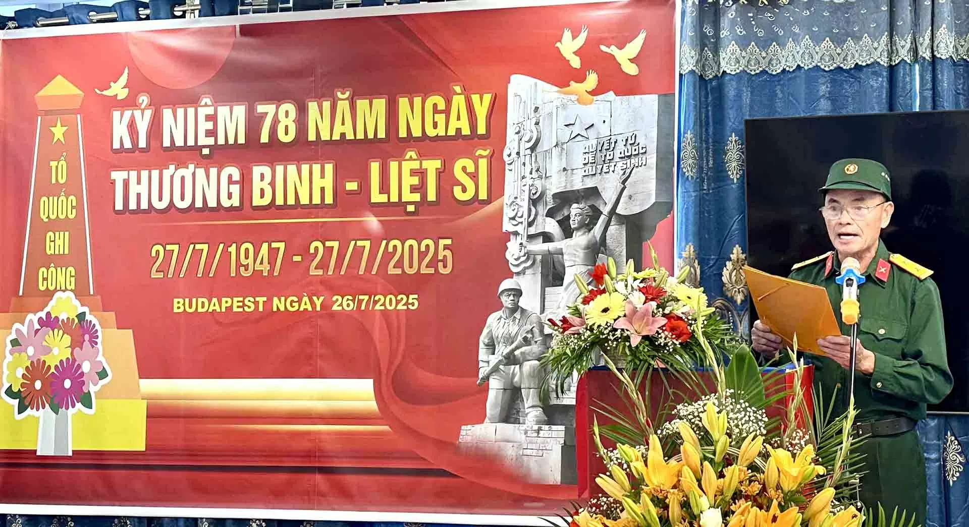 Kỷ niệm Ngày Thương binh-Liệt sĩ tại Hungary: Khắc ghi công ơn, lan tỏa nghĩa tình, đạo lý ‘Uống nước nhớ nguồn’ Kỷ niệm Ngày Thương binh Liệt sĩ tại Hungary: Khắc ghi công ơn, lan tỏa nghĩa tình, đạo lý ‘Uống nước nhớ nguồn’