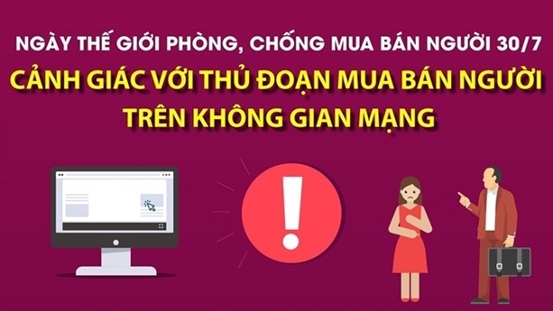 Những thủ đoạn cần tránh của tội phạm mua bán người trên không gian mạng