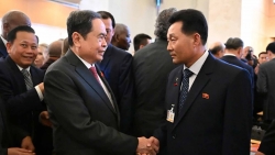 Chủ tịch Quốc hội Trần Thanh Mẫn gặp Trưởng đoàn các nước nhân dịp dự Hội nghị các Chủ tịch Quốc hội thế giới lần thứ 6