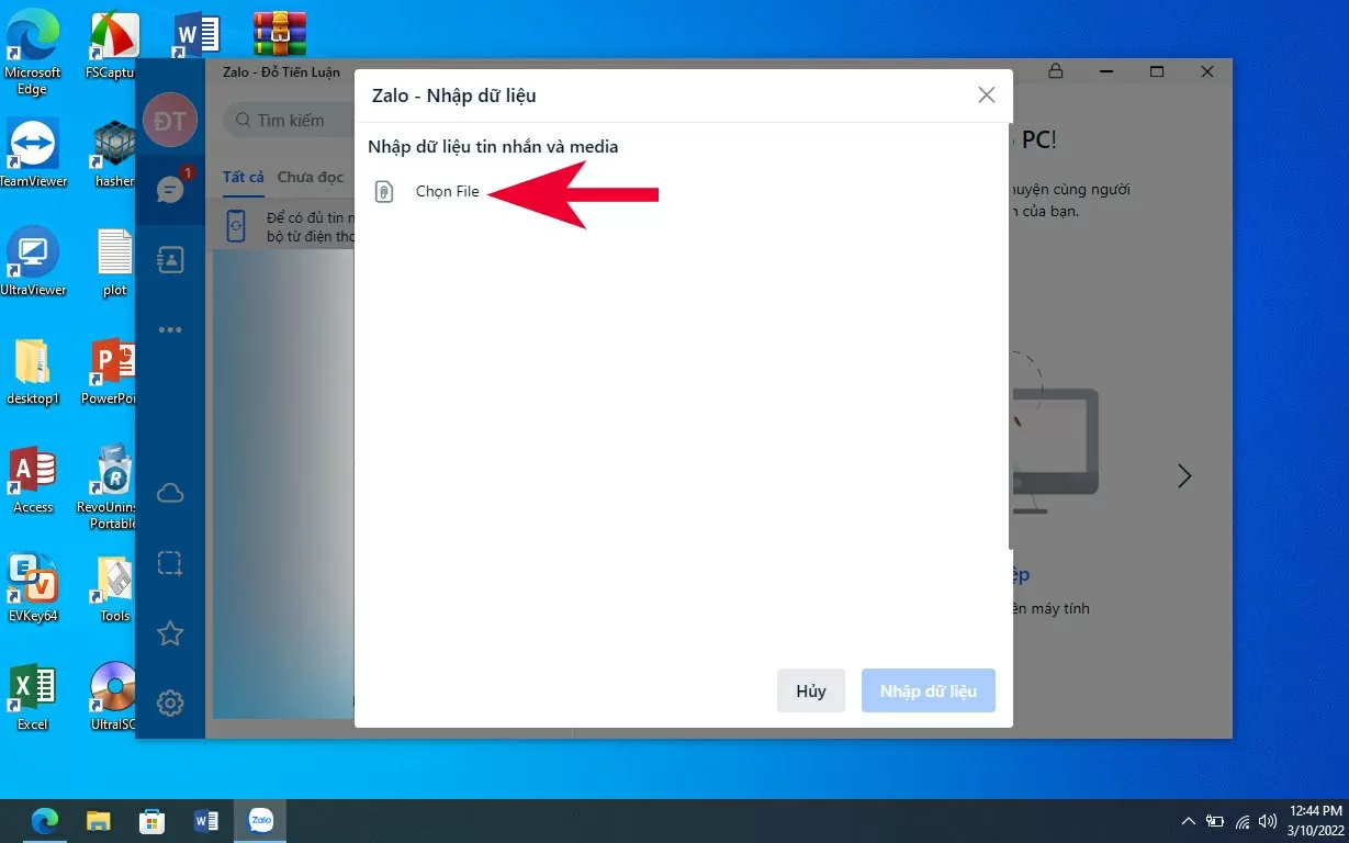 Chọn file và nhấn Open để mở. Chọn file và nhấn Open để mở.