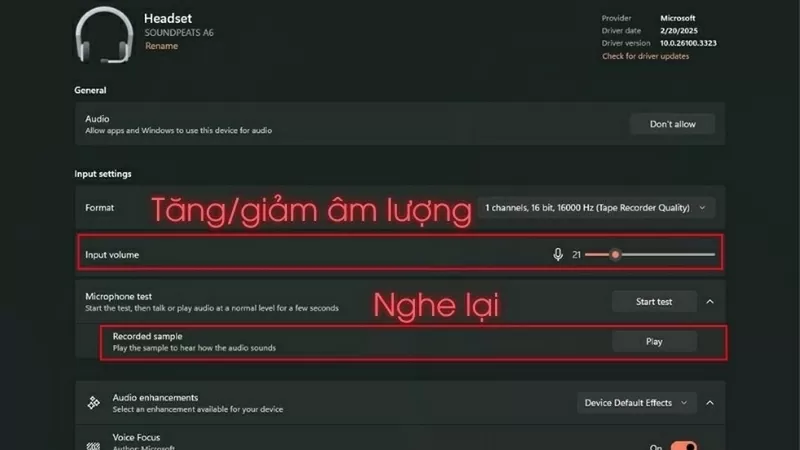 Nghe lại bản ghi và điều chỉnh Nghe lại bản ghi và điều chỉnh