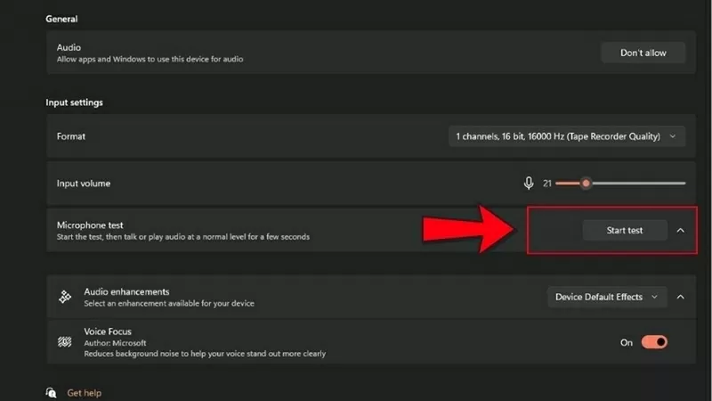 Tiến hành kiểm tra micro Tiến hành kiểm tra micro