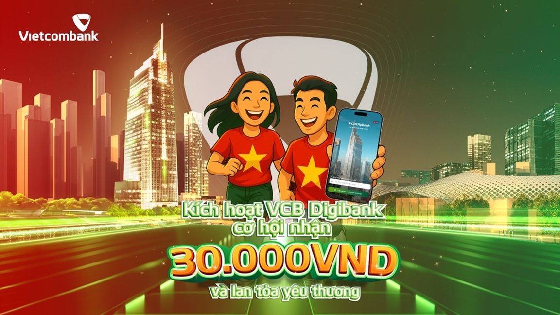 Vietcombank đồng hành với chương trình quốc gia 'Cùng Việt Nam tiến bước - 1 tỷ bước chân tiến vào kỷ nguyên mới'