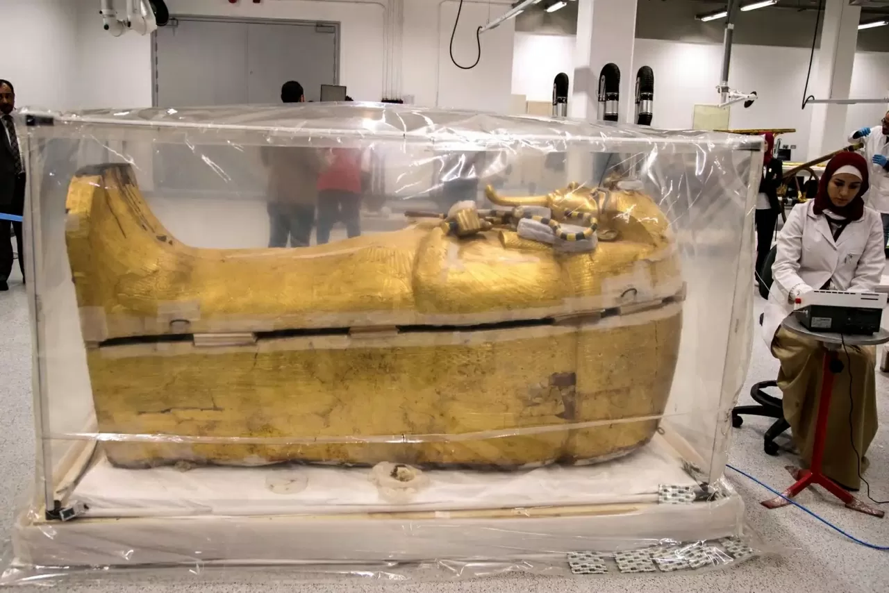 Choáng ngợp với không gian bên trong Đại bảo tàng Ai Cập Choáng ngợp với không gian bên trong Đại bảo tàng Ai Cập