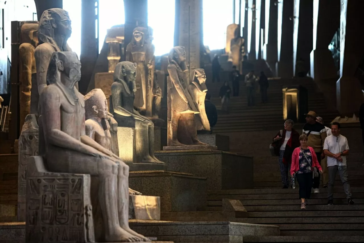 Choáng ngợp với không gian bên trong Đại bảo tàng Ai Cập Choáng ngợp với không gian bên trong Đại bảo tàng Ai Cập