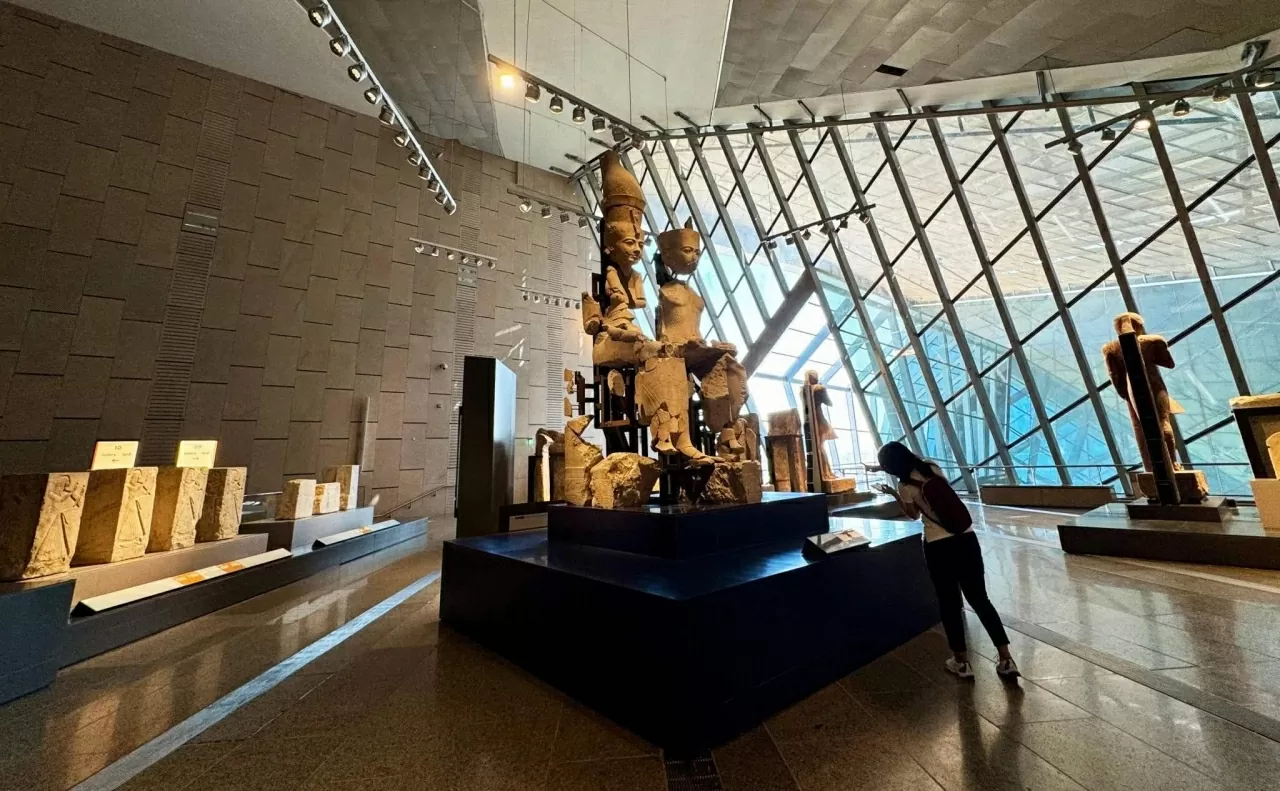 Choáng ngợp với không gian bên trong Đại bảo tàng Ai Cập Choáng ngợp với không gian bên trong Đại bảo tàng Ai Cập