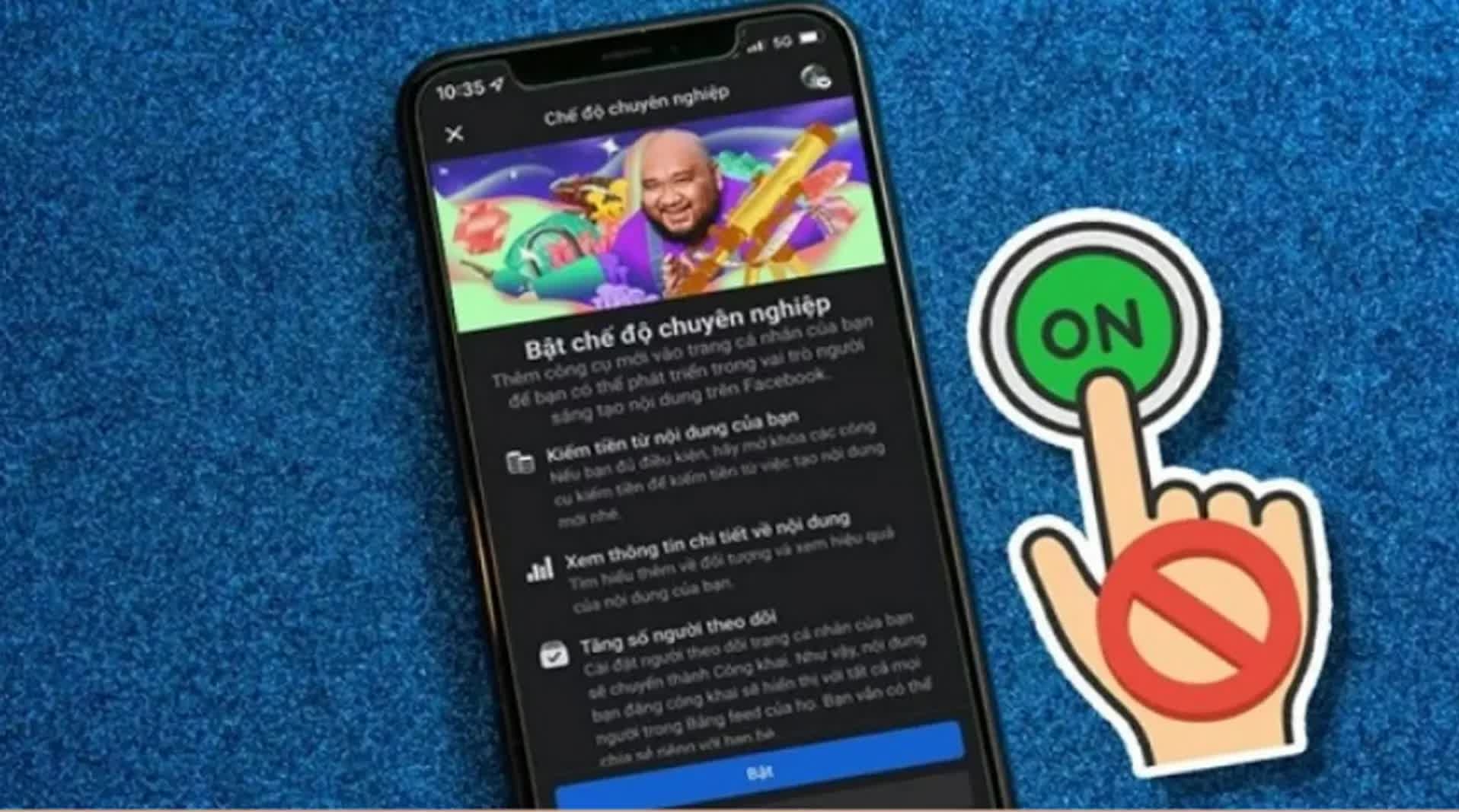 Cách bật chế độ chuyên nghiệp trên Facebook đơn giản, dễ dàng