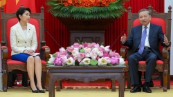 Tổng Bí thư Tô Lâm tiếp Chủ tịch Liên minh Nghị sĩ hữu nghị Nhật-Việt