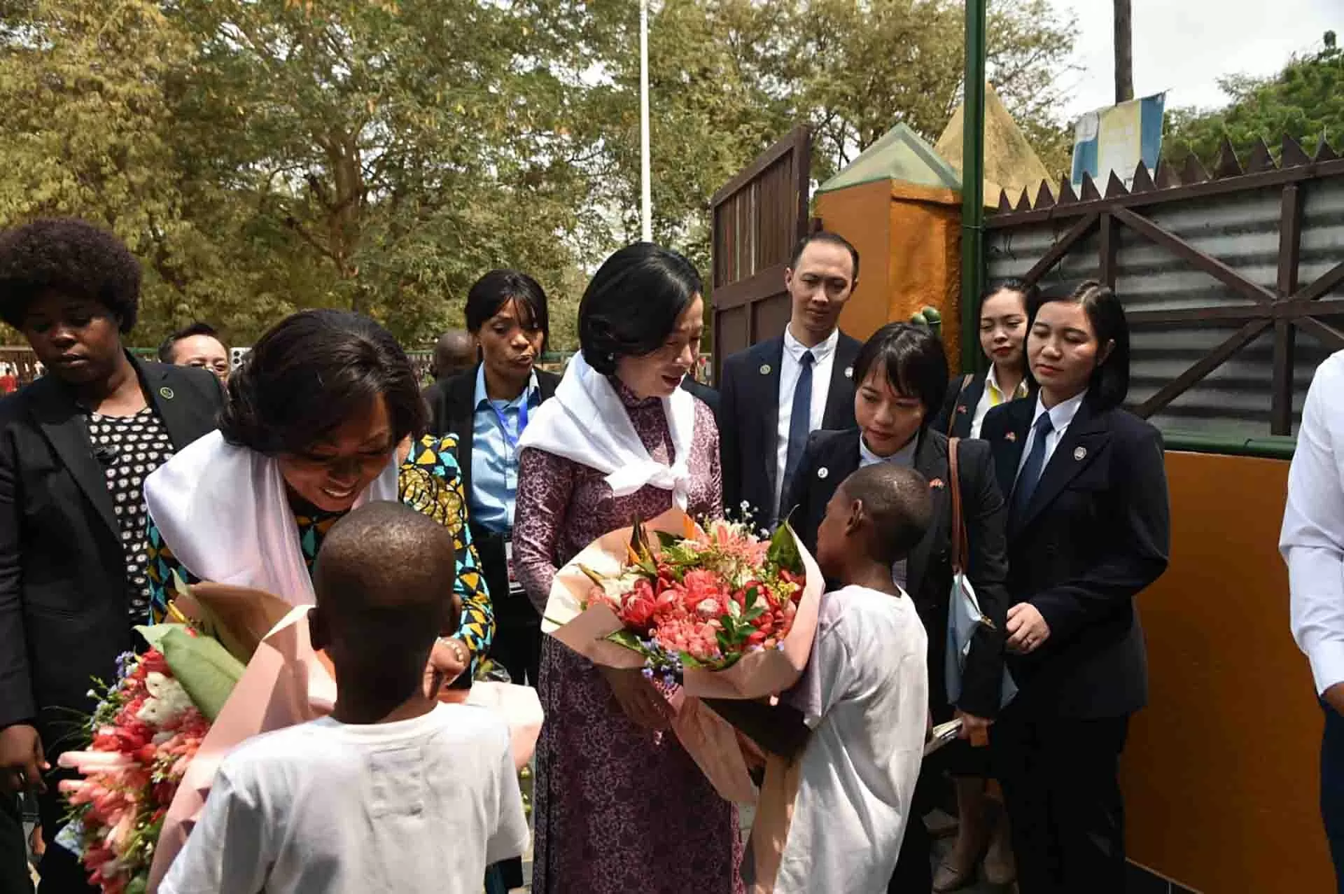 Phu nhân Chủ tịch nước thăm Trung tâm bảo trợ xã hội Remar Angola, lan tỏa thông điệp nhân văn và tình hữu nghị Việt Nam-Angola