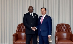 Phó Thủ tướng, Bộ trưởng Ngoại giao Bùi Thanh Sơn gặp Bộ trưởng Ngoại giao Angola Téte António