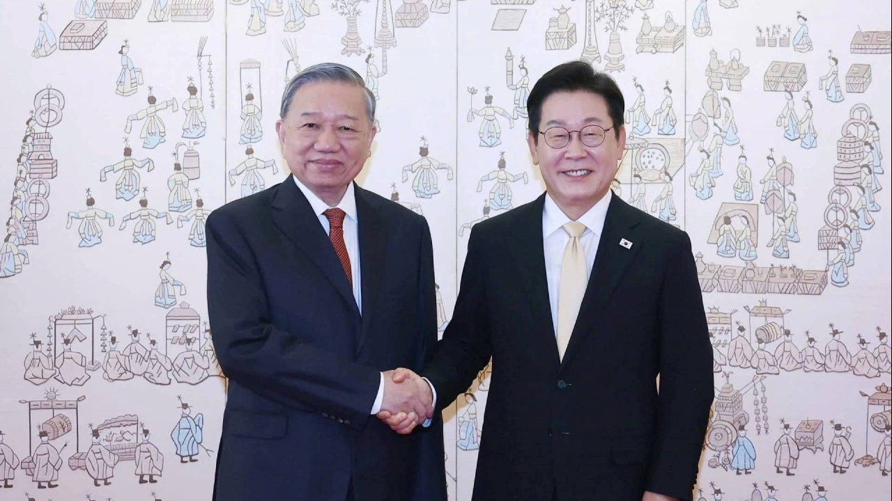 Tổng Bí thư Tô Lâm hội đàm với Tổng thống Hàn Quốc Lee Jae Myung