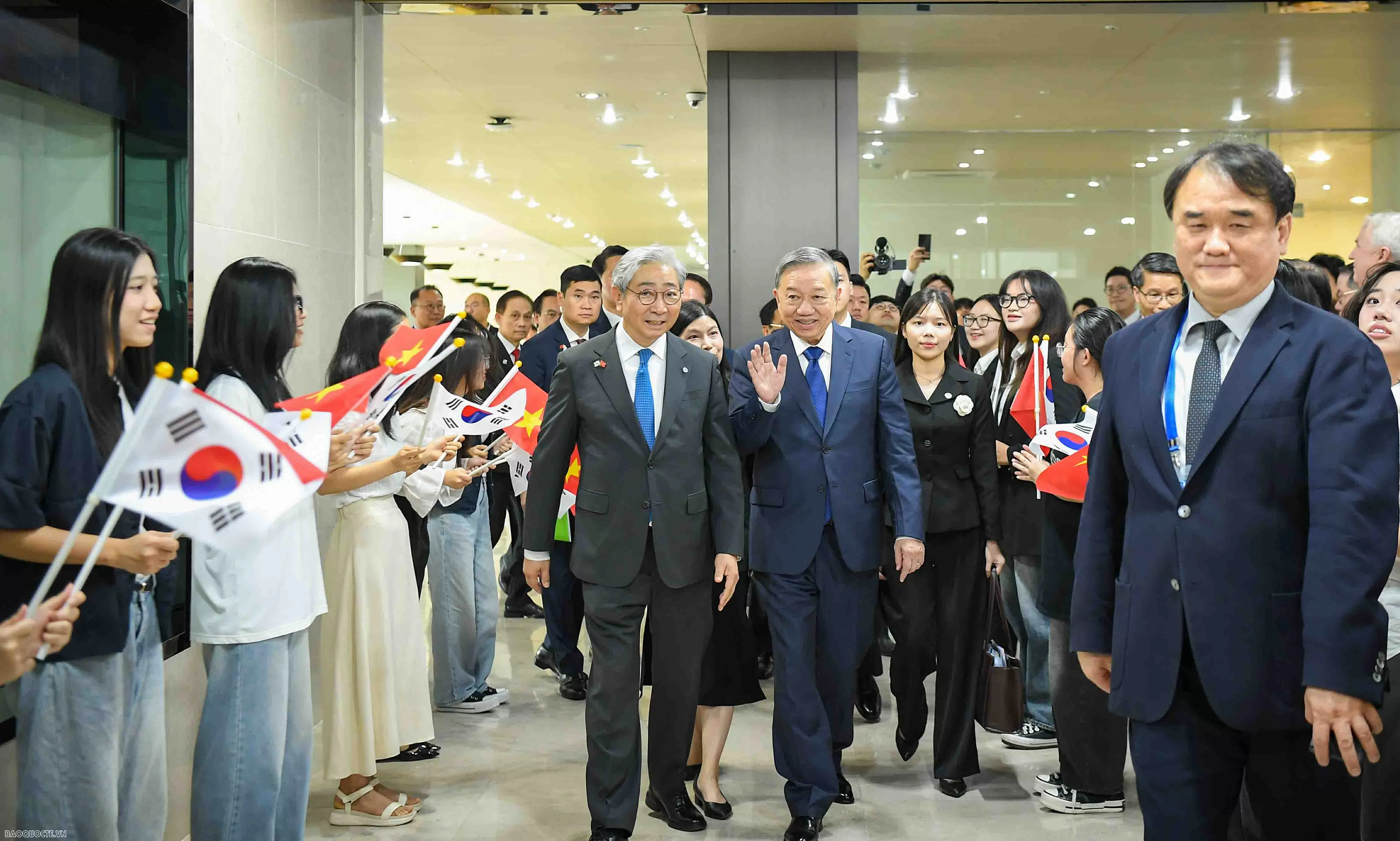 Đưa hợp tác khoa học công nghệ thành trụ cột hợp tác mới trong quan hệ Việt Nam-Hàn Quốc Tổng Bí thư Tô Lâm: Thế hệ trẻ là nhân tố quan trọng thúc đẩy quan hệ Việt Nam-Hàn Quốc ngày càng phát triển rực rỡ