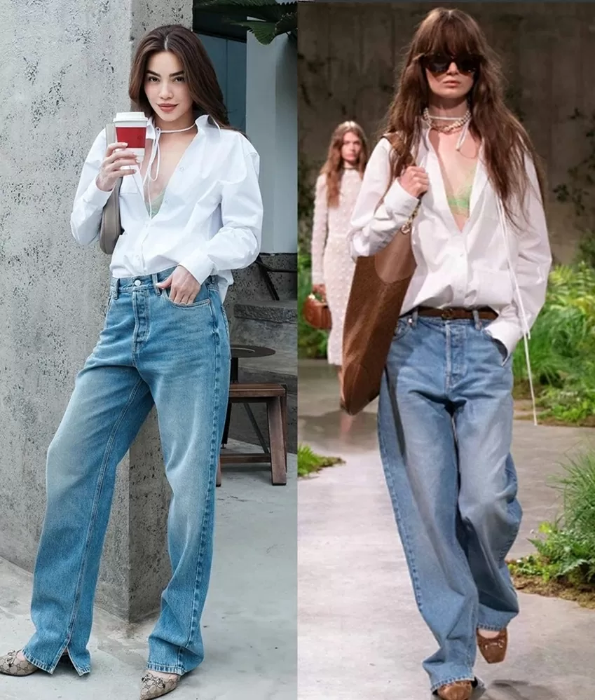 Ca sĩ Hồ Ngọc Hà diện thời trang Gucci đẹp không kém mẫu hãng trên sàn diễn Ca sĩ Hồ Ngọc Hà diện thời trang Gucci đẹp không kém mẫu hãng trên sàn diễn