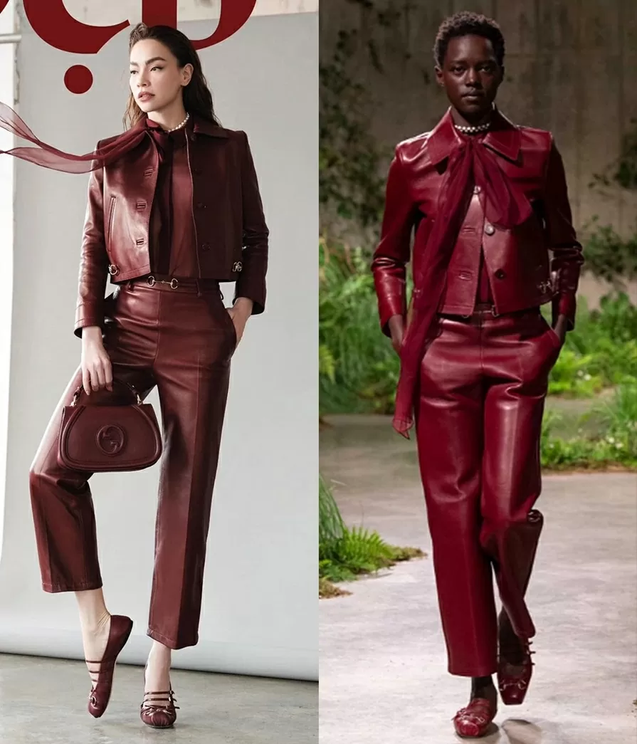 Ca sĩ Hồ Ngọc Hà diện thời trang Gucci đẹp không kém mẫu hãng trên sàn diễn Ca sĩ Hồ Ngọc Hà diện thời trang Gucci đẹp không kém mẫu hãng trên sàn diễn
