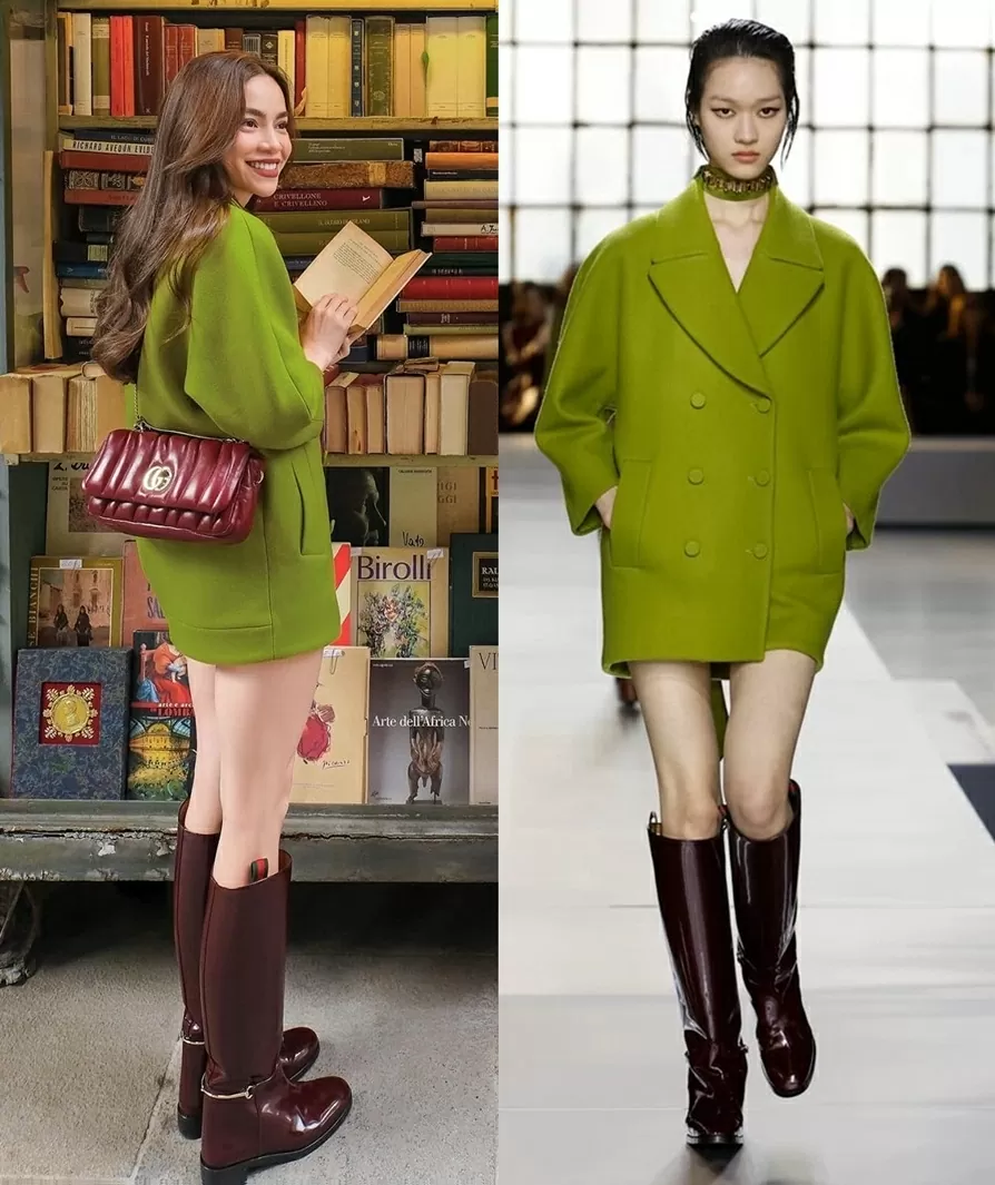 Ca sĩ Hồ Ngọc Hà diện thời trang Gucci đẹp không kém mẫu hãng trên sàn diễn Ca sĩ Hồ Ngọc Hà diện thời trang Gucci đẹp không kém mẫu hãng trên sàn diễn