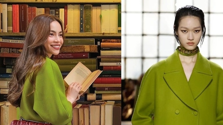 Ca sĩ Hồ Ngọc Hà diện thời trang Gucci đẹp không kém mẫu hãng trên sàn diễn