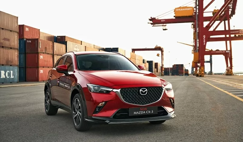 New Mazda CX-3 có sự thay đổi nhỏ về ngoại thất. New Mazda CX-3 có sự thay đổi nhỏ về ngoại thất.
