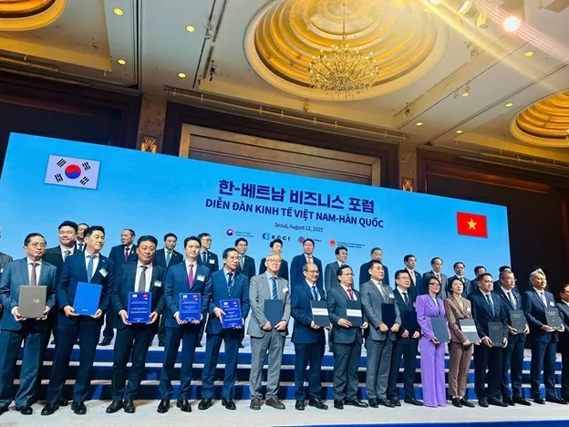 MB Bank và các đối tác tại Diễn đàn kinh tế Việt Nam – Hàn Quốc năm 2025.