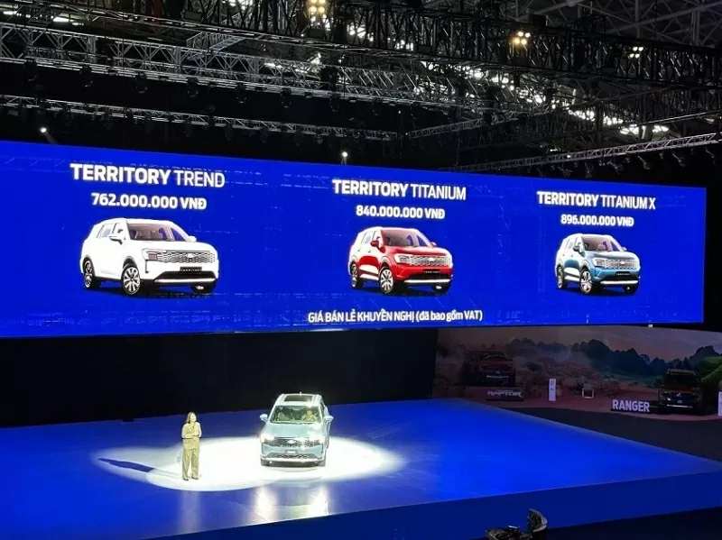 Cận cảnh Ford Territory 2025 vừa ra mắt tại Việt Nam, giá từ 762 triệu đồng Cận cảnh Ford Territory 2025 vừa ra mắt tại Việt Nam, giá từ 762 triệu đồng