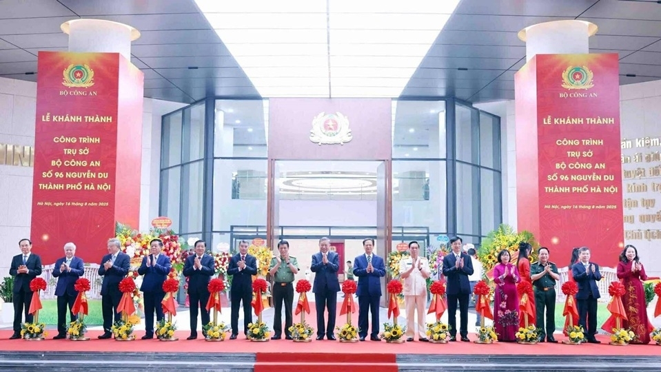 Tổng Bí thư Tô Lâm dự Lễ khánh thành công trình trụ sở Bộ Công an