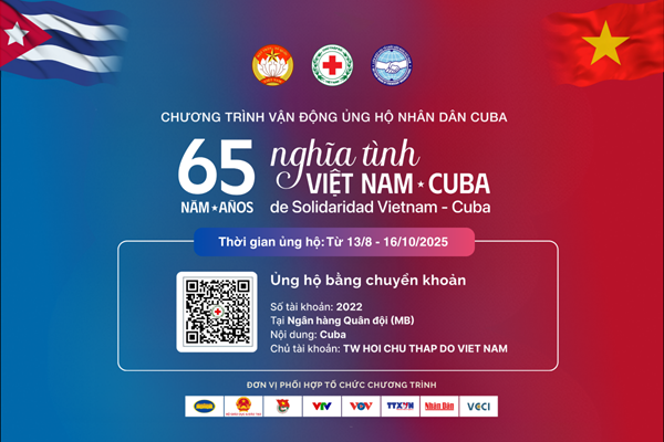 Hơn 250 tỷ đồng ủng hộ nhân dân Cuba, cán mốc mục tiêu chỉ sau 30 giờ phát động Hơn 250 tỷ đồng ủng hộ nhân dân Cuba, cán mốc mục tiêu chỉ sau 30 giờ phát động