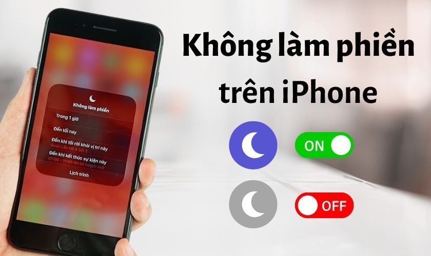 Để chế độ thông báo trên iphone không còn làm phiền