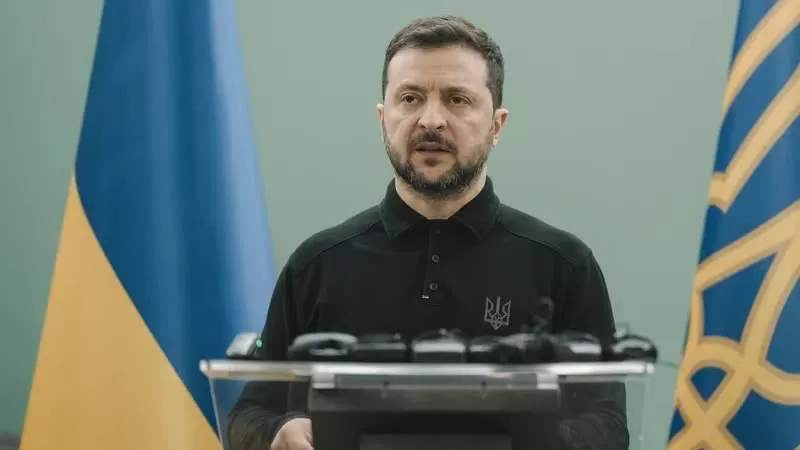 Tổng thống Volodymyr Zelensky lên án phản ứng mơ hồ của Tổng thống Nga Vladimir Putin đối với lệnh ngừng bắn được đề xuất. (Nguồn: RTE) Tổng thống Volodymyr Zelensky lên án phản ứng mơ hồ của Tổng thống Nga Vladimir Putin đối với lệnh ngừng bắn được đề xuất. (Nguồn: RTE)