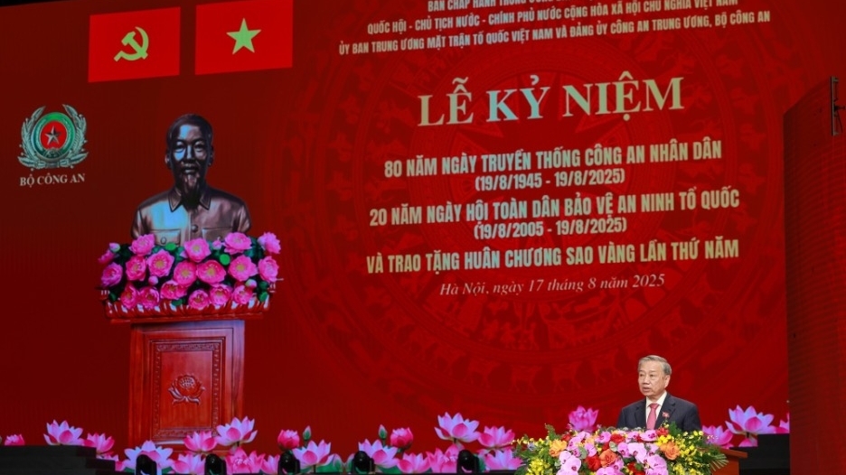 Diễn văn của Tổng Bí thư Tô Lâm tại Lễ kỷ niệm 80 năm Ngày truyền thống Công an nhân dân và 20 năm Ngày hội toàn dân bảo vệ an ninh Tổ quốc